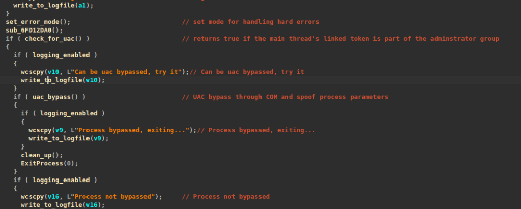 IDB file after decrypting and patching the strings in place
